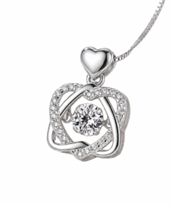 Mặt dây chuyền bạc Nữ cao cấp hình Trái tim vĩnh cửu – Timeless Heart Pendant