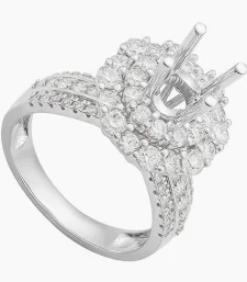 Nhẫn Kim Cương Trắng Vàng M264832