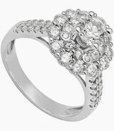 Nhẫn Kim Cương Vàng Trắng M62739